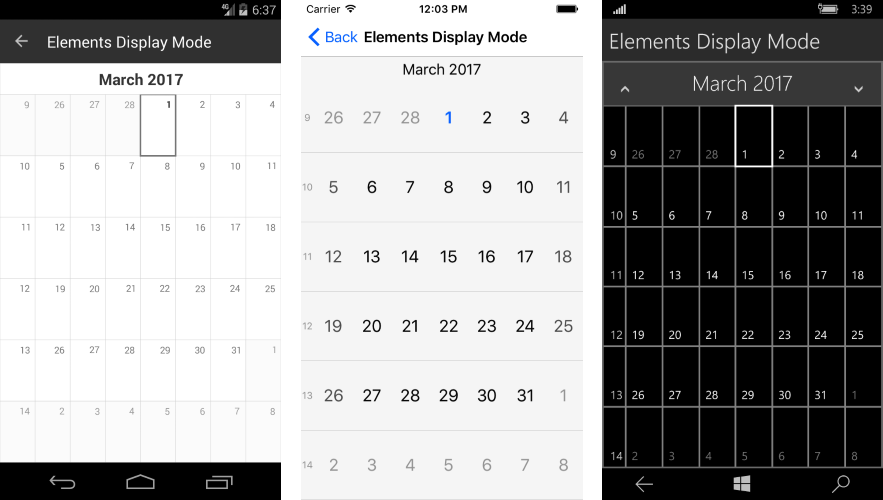 Guest Post Adding a Calendar to Your Xamarin.Forms Apps with the