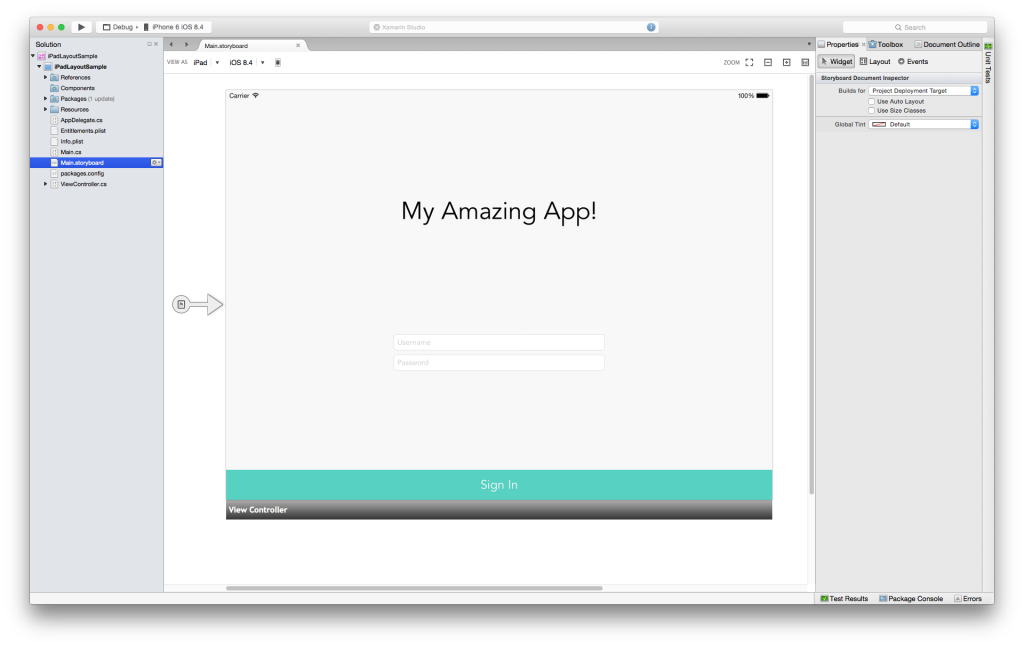 Using Auto Layouts for iOS 9 SplitView - Xamarin Blog