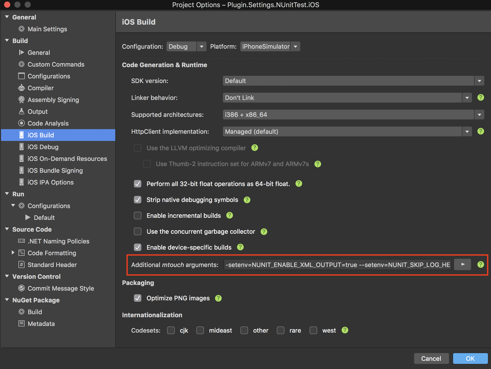 how to test visual studio ios app