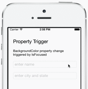 PropertyTrigger