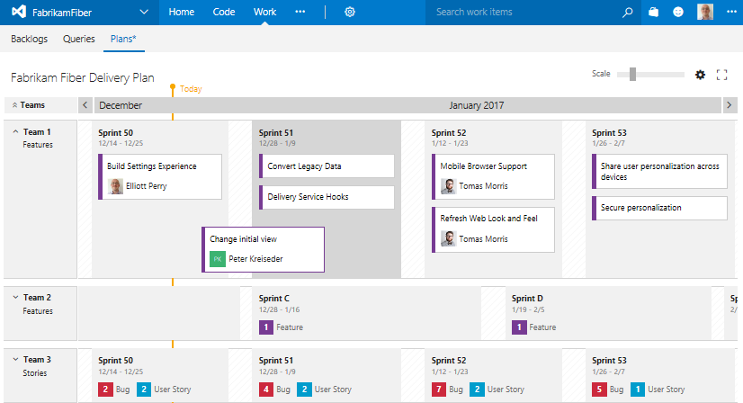 New Feature: Delivery Plans for Visual Studio Team Services - Azure DevOps  Blog