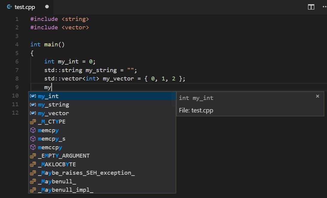 Visual Studio Code C/C++ extension March 2018 update - C++ Team Blog