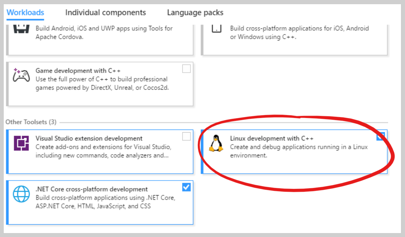 Targeting The Windows Subsystem For Linux From Visual Studio C Team Blog