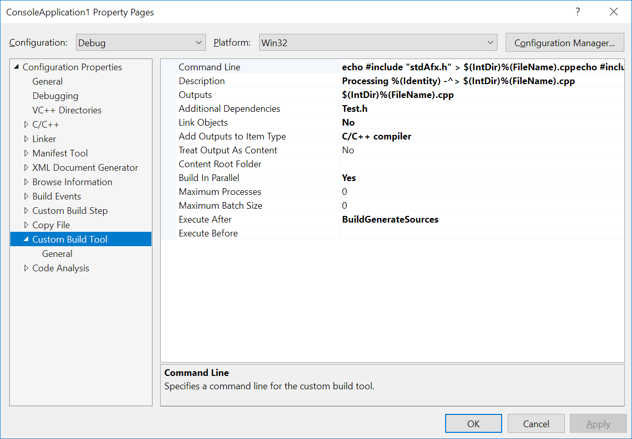 Parallel Custom Build Tools In Visual Studio 17 C Team Blog