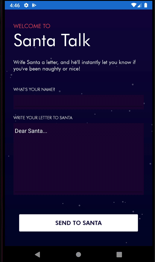Santa Talk App