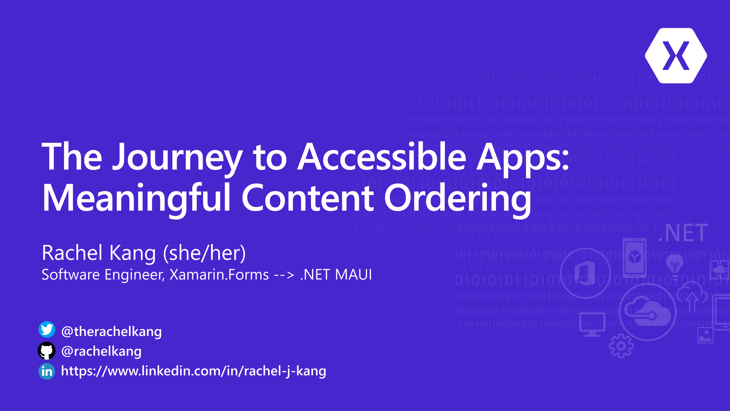 The Journey to Accessible Apps: Meaningful Content Ordering